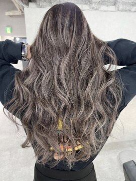 ブラン 栄(Blanc) 【Blanc】エアータッチバレイヤージュ/グレージュ