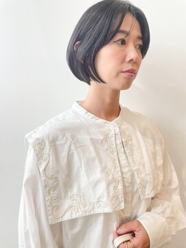 スノッブアーティ(SNOB ARTY) タッセルボブミニボブフロントレイヤー大人ガーリー黒髪暗髪