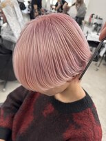 エゴル ナゴヤサカエ(ENGOL NAGOYA SAKAE)&nbsp;【朝日大夢】メンズピンクカラー/ハイトーンカラー