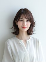 e.m.a プレミアムビューティーサロン 栄駅店(e.m.a PREMIUM BEAUTY SALON)&nbsp;ボブヘア/イメチェン/外ハネボブ/美髪/ワイドバング/髪型