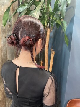 ユニコヘア(unico hair) お団子ツイン