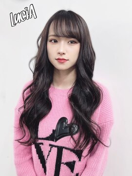 ルシア 京都四条河原町烏丸(LuciA) 【レミー100%/54cm】シールエクステ×カラー×カット