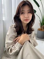 ソヨン むつ店(SOYON)&nbsp;しっとりダークカラー×くびれヘア