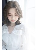 【池袋美容室】韓国風くびれロブ