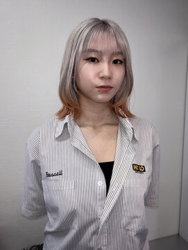 ベル(BEL) 【デザインカラー】グラデーションカラー×シルバー×オレンジ