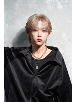 スキル ミナム 表参道(SKILL MiNam)&nbsp;ホワイトベージュカラーセンターパート