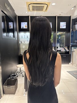 エアー 銀座タワー(AIR) ブルーブラック/地毛風カラー/暗めカラー/艶カラー