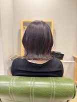 ヘアサロン ナノ(hair salon nano)&nbsp;ボブ/切りっぱなしボブ/ひし形ボブ/ラベンダーカラー