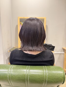 ヘアサロン ナノ(hair salon nano) ボブ/切りっぱなしボブ/ひし形ボブ/ラベンダーカラー
