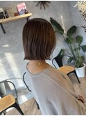 切りっぱなしボブ