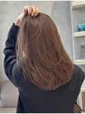 ストレートロングレイヤーミディアム髪質改善ストレートヘア