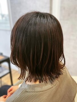 切りっぱなしボブ