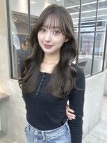 ロンドシエル 横浜(Lond ciel)&nbsp;オリーブグレー/レイヤーカット/黒髪/マロンベージュ/横浜