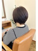 ショートボブ×１０トーンほんのり暖色系カラー×トキオ【稲毛】