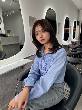 リミットバイアフィナー 大宮店(limit by Afinar) ワンカールレイヤー×チョコレートグレージュ