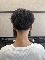 ウルモードバイササ(URU mode by SASA) テーパーフェード×スパイキーパーマ