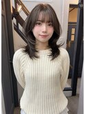 【山岡拓也】ハッシュカット×グレージュ