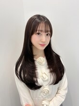 ラクシア(LucxiA)&nbsp;韓国ヘア/レイヤーカット/顔まわりカット/Instagram @ken__gucci