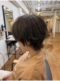 ショートウルフカット