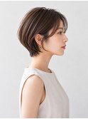 20代30代40代50代ナチュラル大人可愛いレイヤーショートボブ
