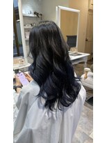 レナトゥス ヘアー オブ ネイル(Renatus Hair of Nail)&nbsp;ネイビーブルーグラデーションカラー【新越谷/南越谷/髪質改善】