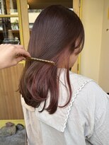 ヒントステーション(HINTSTATION) 〈浅草 半個室〉イヤリングピンク×ウォームブラウン