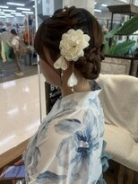 ビーバイシージャストビューティー(B by C just beauty)&nbsp;浴衣ヘア シニヨンヘア
