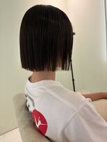 シーナ バイ マグ(siina. by Mag)&nbsp;縮毛矯正ボブ×小顔レイヤー/髪質改善で艶髪へ