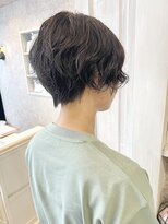 キャアリー(Caary)&nbsp;福山市Caaryショートパーマハンサムショートヘアカジュアルヘア