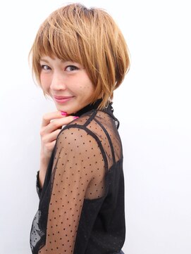 ラウンジ モリオ イケブクロ(Lounge MORIO Ikebukuro) 【morio池袋】可愛いエフォートレスショートボブ