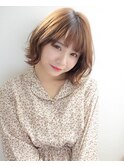 【r hair design】小顔×ゆるふわルーズ外ハネショートボブ♪