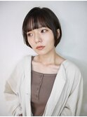 30.40.50代にもおすすめショートボブ 【有海一生】