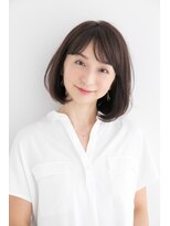 ラフ フロム ガーデン(Laf from GARDEN)&nbsp;加藤貴大30代40代人気艶髪地毛風イルミナカラーワンカールボブ