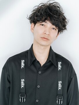 フィルムス 柏(FILMS) men'sメンズスパイキーショートフェードニュアンスパーマ/柏