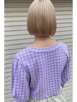 オンヌ(onnu) ケアブリーチのベージュブロンド