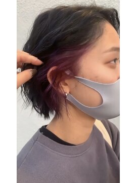 ヘアーショップ オズ(hair shop oz) パープル