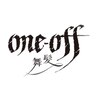 ワンオフ(one-off)のお店ロゴ