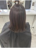 ミディアム/10代/20代/30代/アッシュブラウン