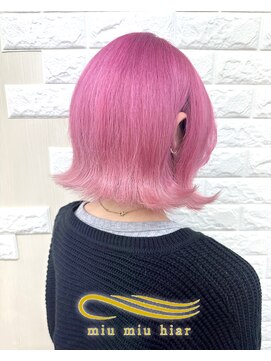 ミウミウヘア(miu miu hair) Pink♪