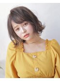 透明感イヤリングカラー