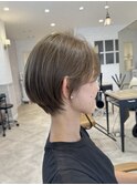 ショート×ハニーベージュ