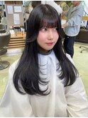 韓国ヘア/ローレイヤー/ブルーブラック　吉祥寺青木桜