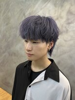 シキ(SIKI)&nbsp;メンズハイトーン/20代/パープル/ブリーチカラー/メンズ