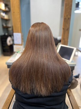 カフカ 亀有(KAfKA) マロンベージュ/ツヤ感/水素トリートメント