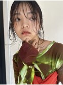 簡単ヘアアレンジ/ワンカール/ポニーテール