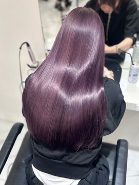 ランテルディ 渋谷(LANTERDIT) バイオレット　艶トリートメント　髪質改善ストレート　ツヤ髪