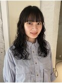 【 sayaca 】ウェーブパーマ/ウルフパーマ