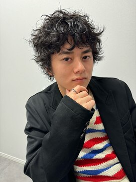 アウラヘアーサロン(aura hair salon) 【カール感強め】メンズカット×カーリーパーマ