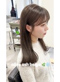 顔周りカット＿オリーブアッシュベージュ＿　担当　垣内　9059