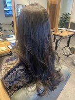 ムード マグ レーベル 南松本(MOOD Mag Label)&nbsp;大人可愛いブリーチなし透明感オリーブグレージュカラー